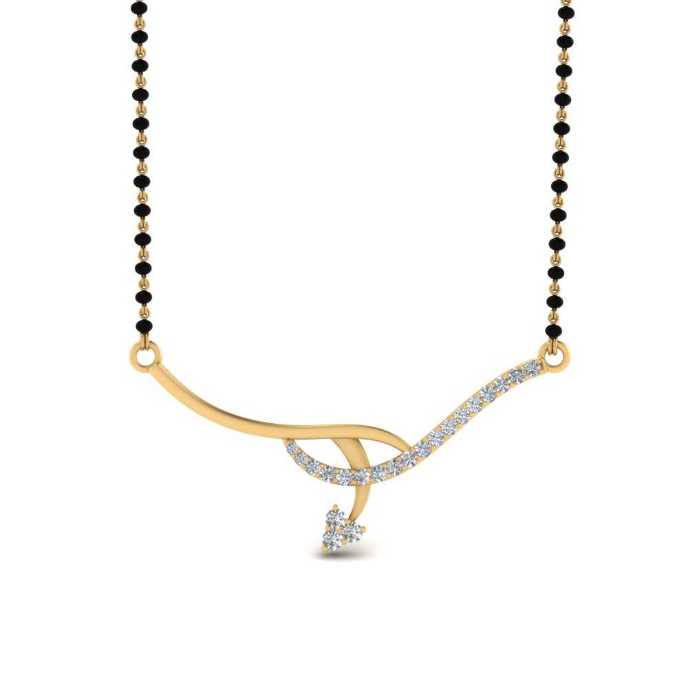 Short-Diamond-Mangalsutra