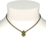 Load image into Gallery viewer, Short-Green-Emerald-Mangalsutra