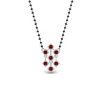 Load image into Gallery viewer, Short-Ruby-Mangalsutra
