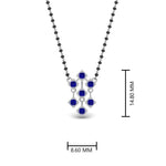 Load image into Gallery viewer, Short-Sapphire-Mangalsutra
