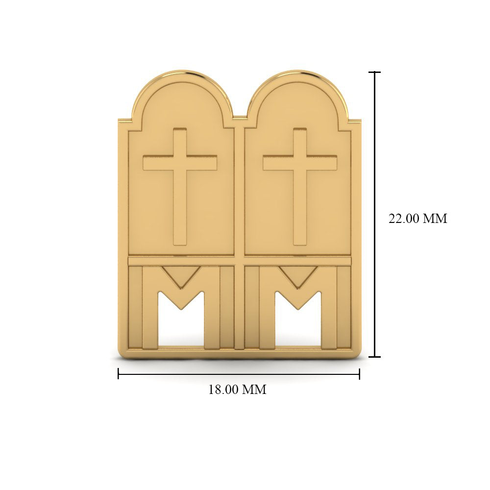 Simple Christian Cross Thali Mangalsutra