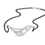 Load image into Gallery viewer, Simple-Diamond-Mangalsutra-With-Beads
