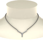 Load image into Gallery viewer, Simple-Diamond-Pendant-Mangalsutra