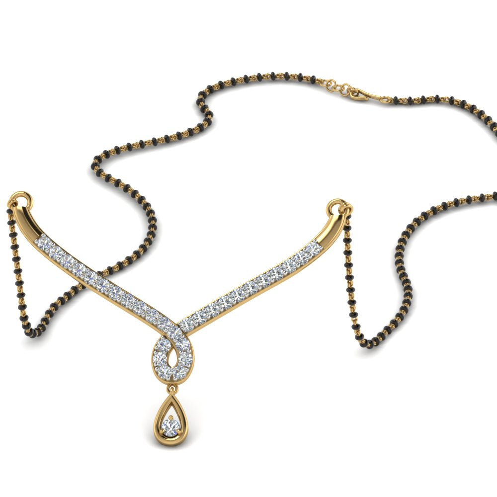 Simple-Diamond-Pendant-Mangalsutra