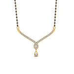 Load image into Gallery viewer, Simple-Diamond-Pendant-Mangalsutra
