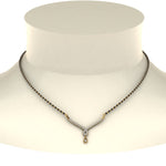 Load image into Gallery viewer, Simple-Diamond-Pendant-Mangalsutra