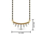 Load image into Gallery viewer, Simple-Drops-Diamond-Mangalsutra