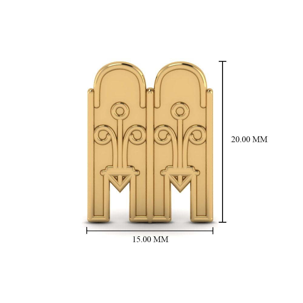 Simple Tulsi Design Thali Pendant