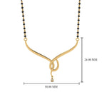 Load image into Gallery viewer, Single-Diamond-Mangalsutra
