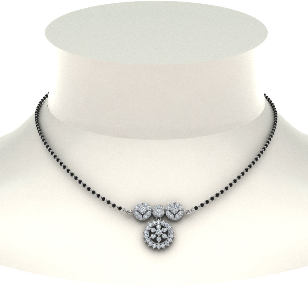 Diamond small mangalsutra discount