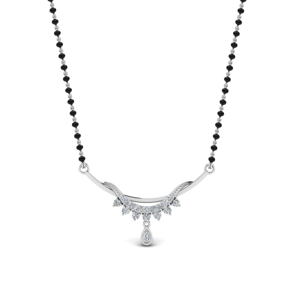 Small Mangalsutra Twisted Pendant