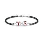 Load image into Gallery viewer, Sonam Mangalsutra Beads Ruby Bracelet

