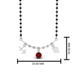 Load image into Gallery viewer, Sonam-Ruby-Mangalsutra-Design