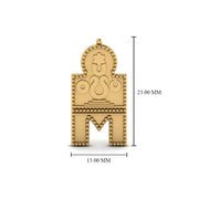 Sun Moon Design Thali Pendant