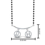 Load image into Gallery viewer, Sun-Signs-Drop-Diamond-Mangalsutra
