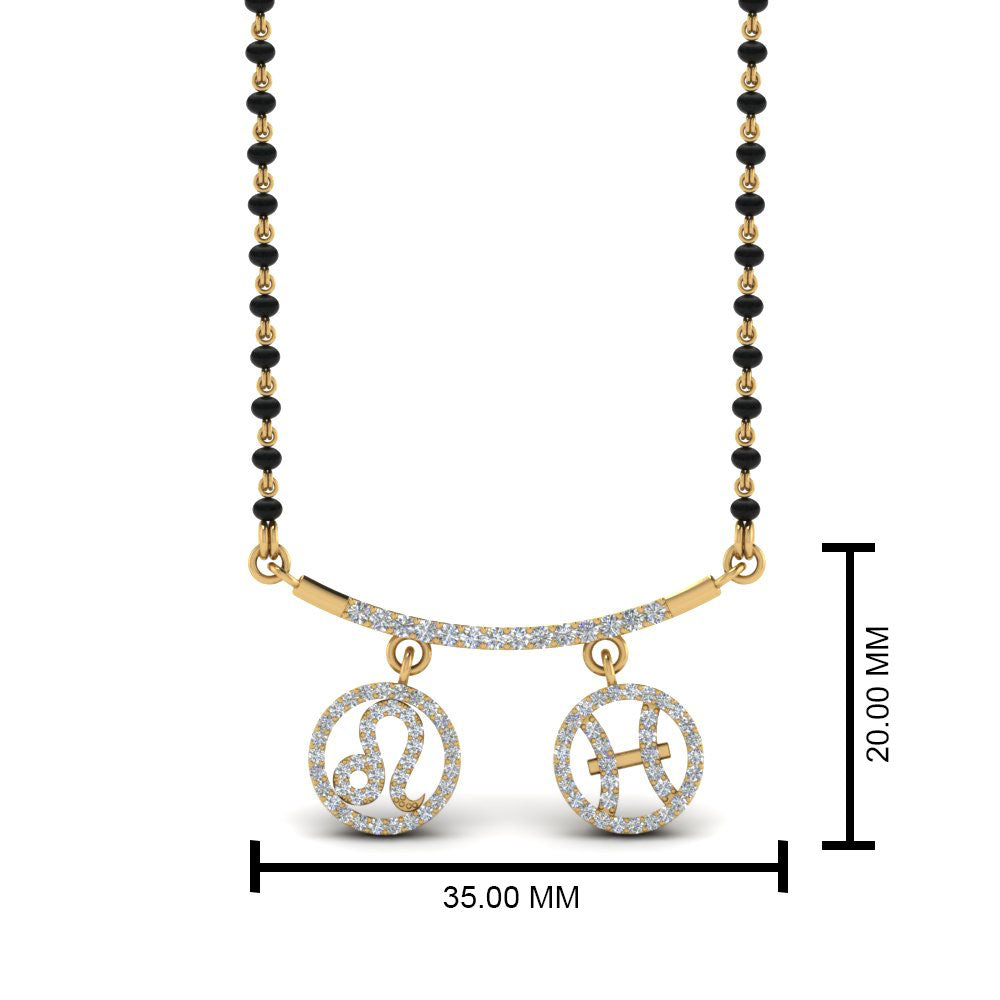 Sun-Signs-Drop-Diamond-Mangalsutra