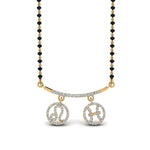 Load image into Gallery viewer, Sun-Signs-Drop-Diamond-Mangalsutra

