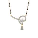 Load image into Gallery viewer, Swirl-Diamond-Mangalsutra-For-Women

