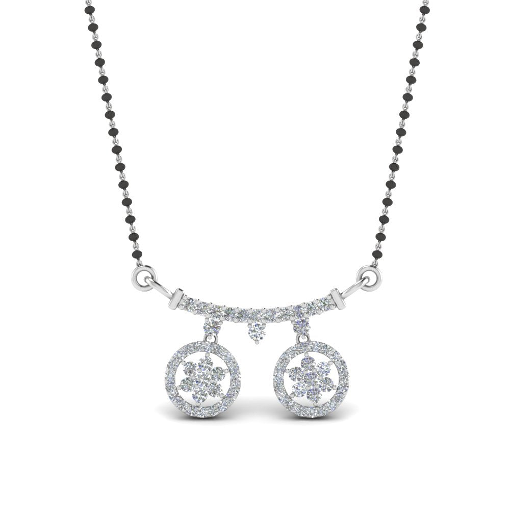Telugu-Diamond-Mangalsutra-With-Beads