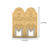 Tulsi Design Thali Mangalsutra