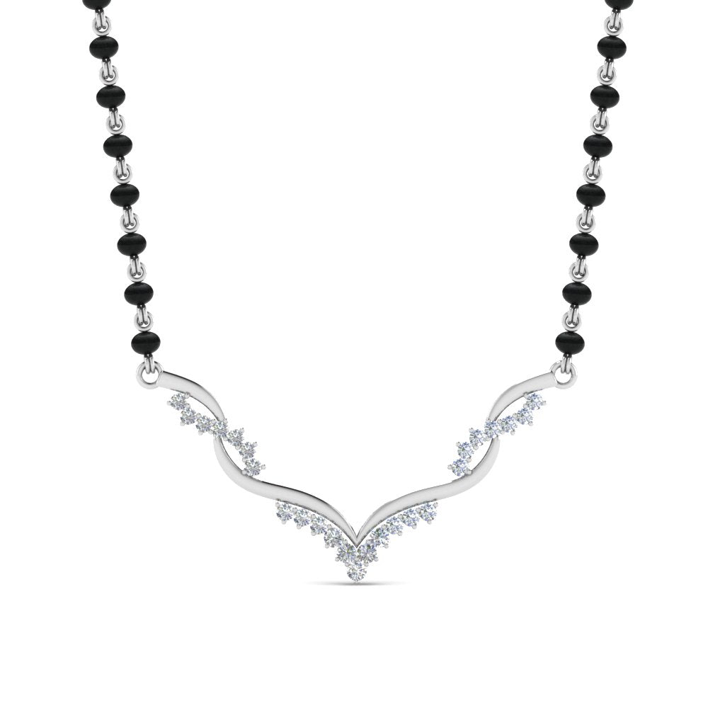 Twisted-Diamond-Necklace-Mangalsutra
