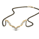 Load image into Gallery viewer, Twisted-Diamond-Necklace-Mangalsutra
