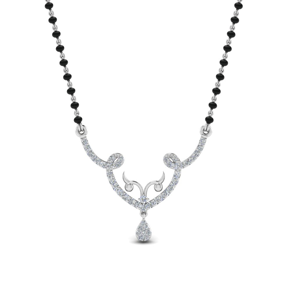 Unique-Diamond-Mangalsutra-Pendant