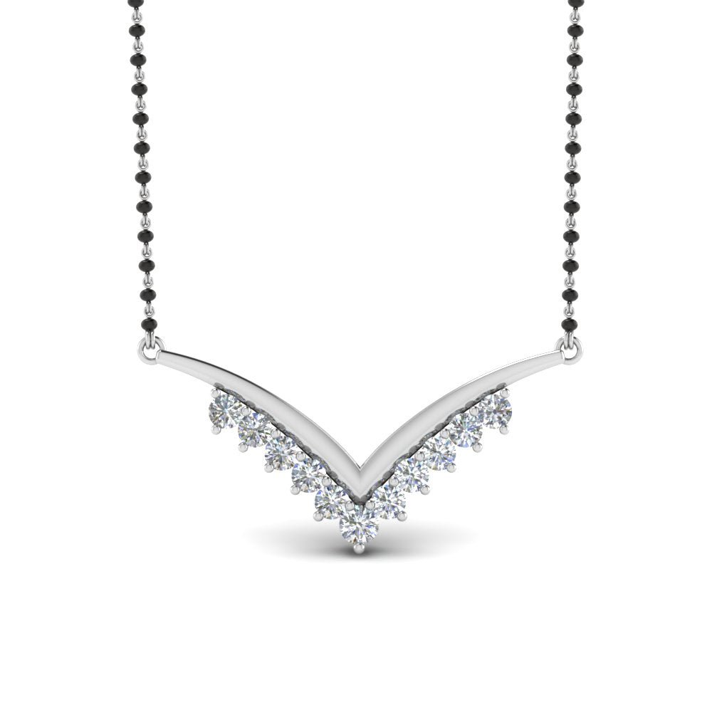 Casual American Diamond Pendant & Chain – Abdesignsjewellery