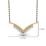 Load image into Gallery viewer, V-Design-Diamond-Mangalsutra
