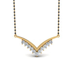 Load image into Gallery viewer, V-Design-Diamond-Mangalsutra