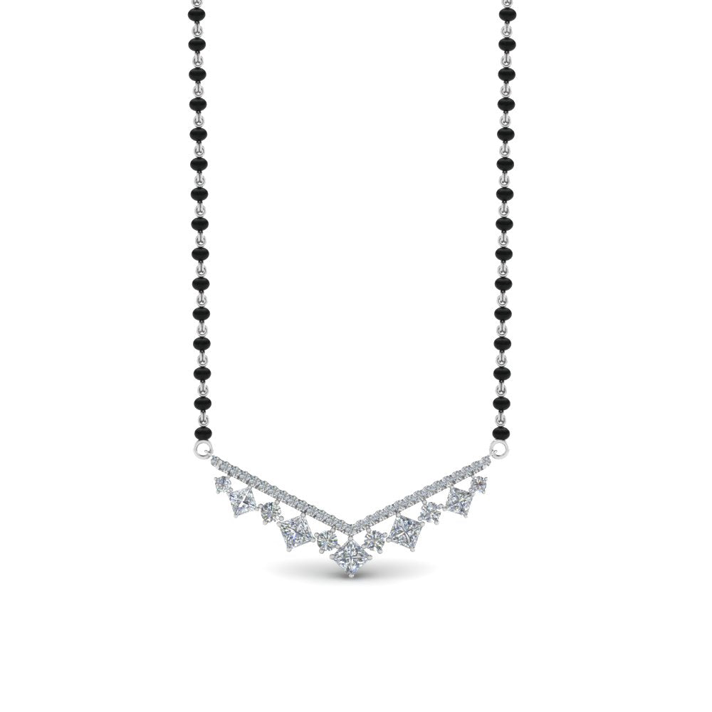 V-Shaped-Bar-Diamond-Mangalsutra