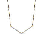 Load image into Gallery viewer, V-Shaped-Diamond-Mangalsutra