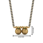 Load image into Gallery viewer, Vati Maharashtrian Mangalsutra With Emerald
