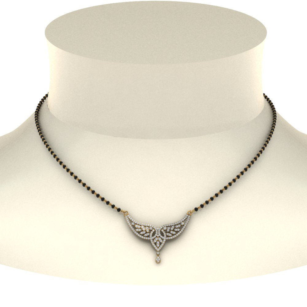 Wings-Design-Diamond-Mangalsutra