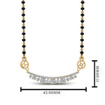Load image into Gallery viewer, Zodiac Sign Diamond Mangalsutra