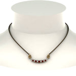 Load image into Gallery viewer, Zodiac-Sign-Ruby-Mangalsutra
