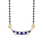 Load image into Gallery viewer, Zodiac-Sign-Sapphire-Mangalsutra